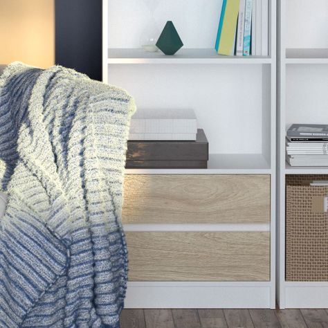 Estante Daloa Hyggesign 53x180x33cm. Color Blanco-5