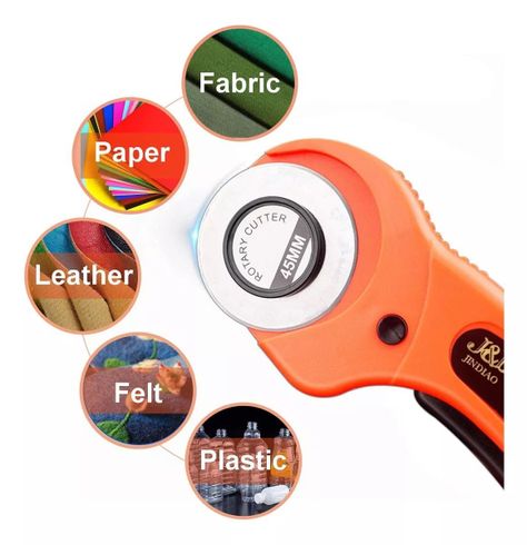 Kit Cortador De Tela Circular Para Ropa Herramienta Costura-1