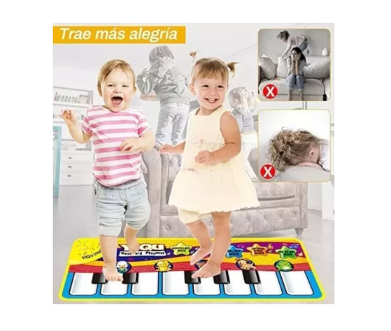 Alfombrilla Piano Musicales 13 Teclas Para Niños-1