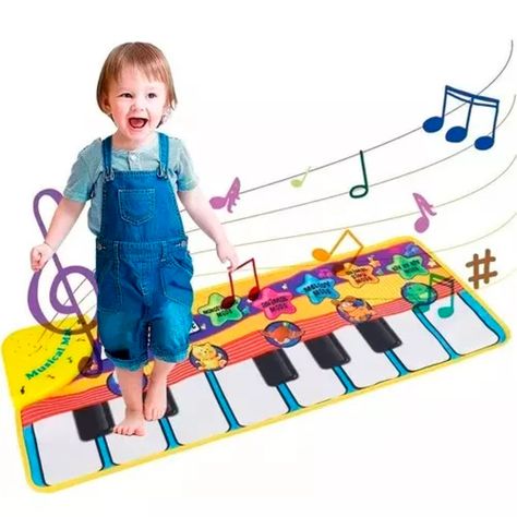 Alfombrilla Piano Musicales 13 Teclas Para Niños-0