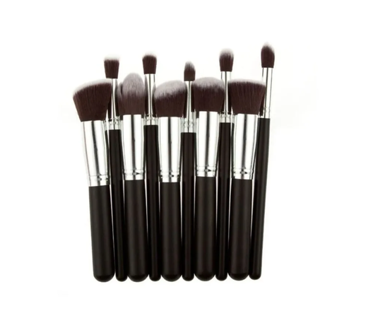 Set Brochas Maquillaje Profesional 10 Unidades-1