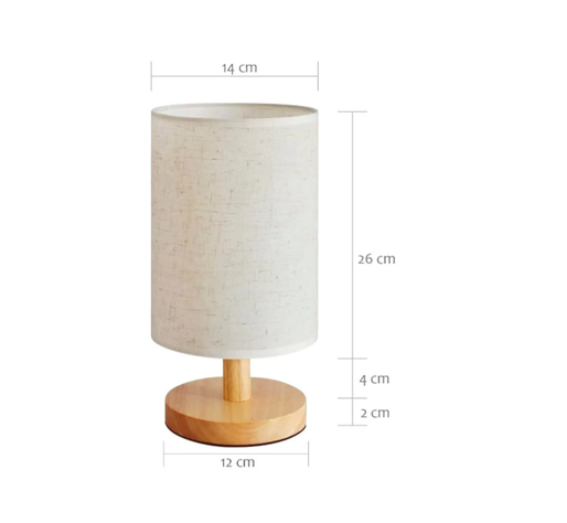 Lampara Sobremesa Velador Escritorio Decoración Elegante-1
