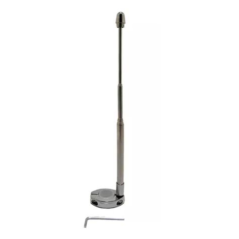 Antena De Seguridad Corta Hilo Curado Para Motos-0