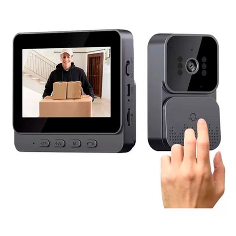 Citofono Timbre Camara Inalambrico Con Pantalla 4.3 Lcd-0