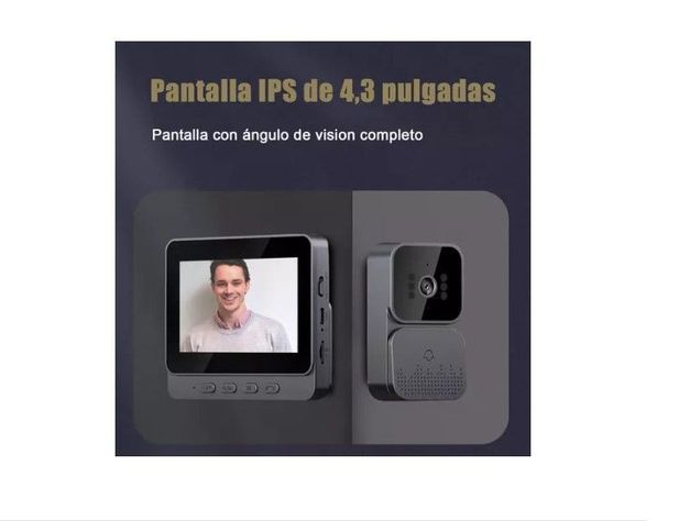 Citofono Timbre Camara Inalambrico Con Pantalla 4.3 Lcd-1