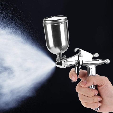 Pistola Para Pintar K-3 Pulverizador Aerógrafo Con Copa-6
