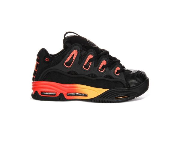 Zapatillas de Skate Osiris D3 2001 – Negro, Naranjo-0