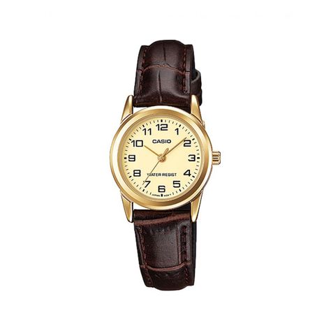 Reloj Casio LTP-V001GL-9B Dorado Mujer-0