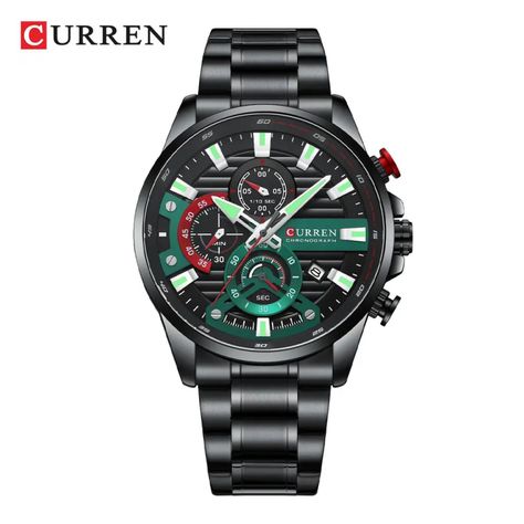Reloj Curren KRED610107 Cuarzo Negro-0