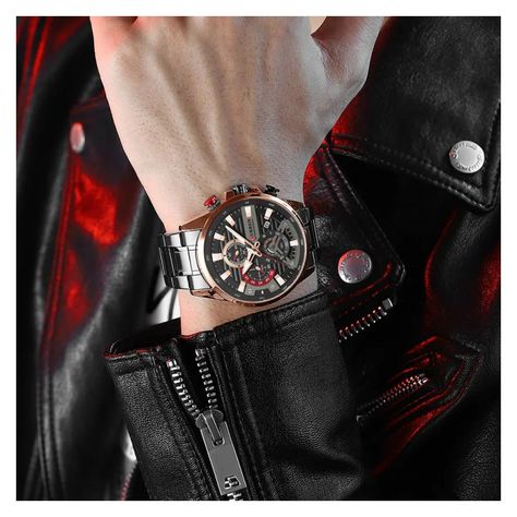 Reloj Curren KRED610107 Cuarzo Negro-2