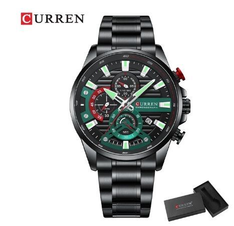Reloj Curren KRED610107 Cuarzo Negro-4