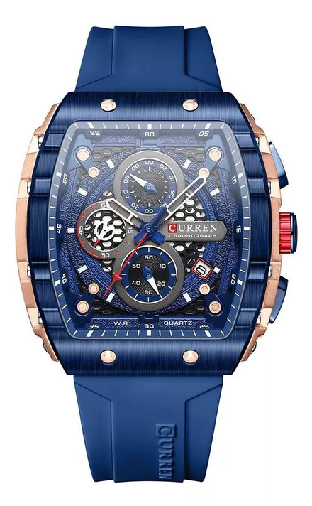 Reloj Curren KRED8203 Cuarzo Azul-3