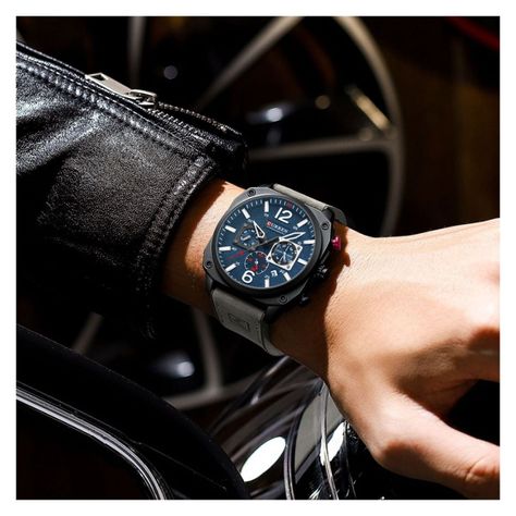 Reloj Curren KREd360103 8398 Cuarzo Gris-1