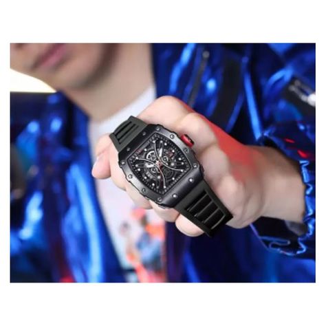 Reloj Curren KREd8004 8438 Cuarzo Negro-3