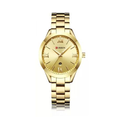 Reloj Curren KREB6318 Cuarzo Dorado-0