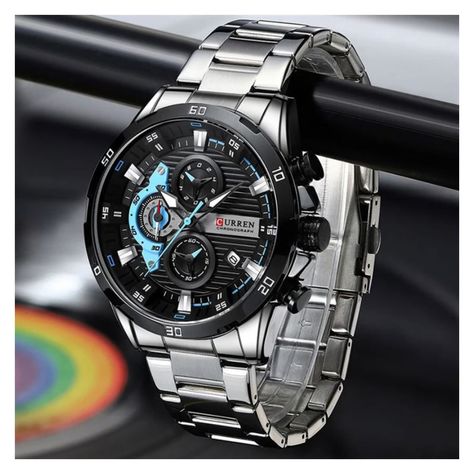 Reloj Curren KREd391901 8402 Cuarzo Plata-1