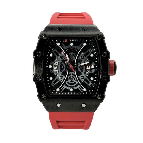 Reloj Curren KRED8003 Cuarzo Rojo-0
