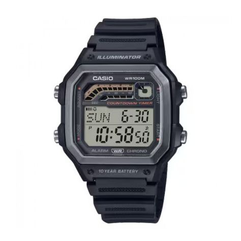 Reloj Casio Ws-1600H-1Av Hombre Quartz-0
