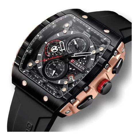 Reloj Curren KRED8201 Cuarzo Negro-1