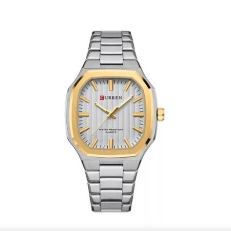 Reloj Curren KREe0504 8458 Cuarzo Plata-0