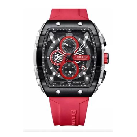 Reloj Curren KRED8204 Cuarzo Rojo-0