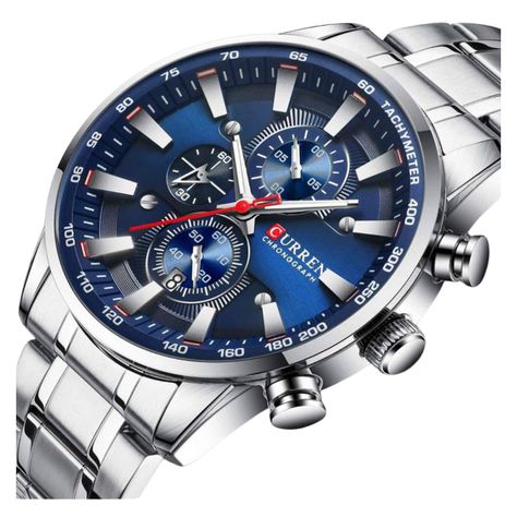 Reloj Curren KREC971903 Cuarzo Plata-1