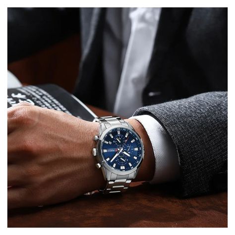 Reloj Curren KREC971903 Cuarzo Plata-2