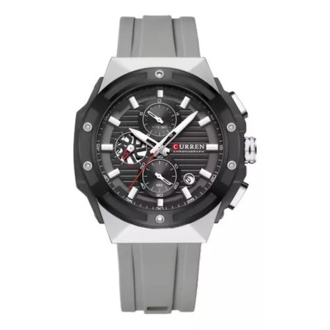 Reloj Curren KREe0901 8462 Cuarzo Gris-0