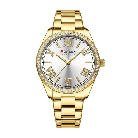 Reloj Curren KRED621802 Cuarzo Dorado-0