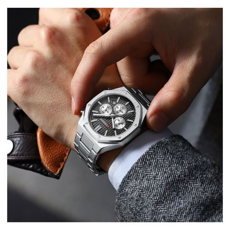 Reloj Curren KRED8401 Cuarzo Plata-1