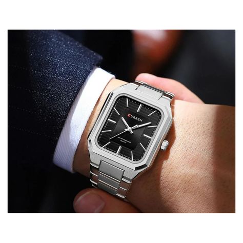 Reloj Curren KREe0404 8457 Cuarzo Plata-2