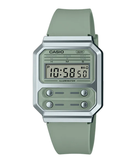 Reloj Casio A-100Wef-3A Unisex Quartz-0