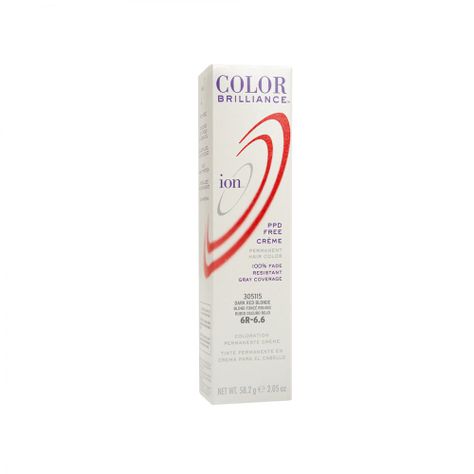 Tinte Permanente En Crema Ion Rubio oscuro rojo 6R-0