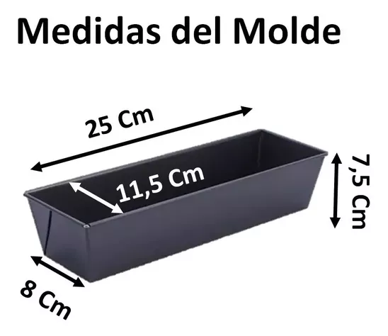 Molde Repostería rectangular 25cm-1
