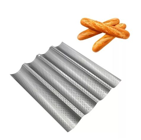 Molde Perforado Antiadherente Para Pan -0
