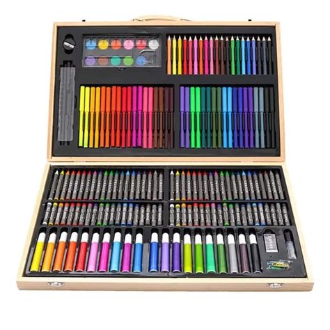 Set Arte Y Dibujo 180 Piezas Maletín De Pintura-0