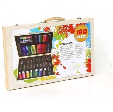 Set Arte Y Dibujo 180 Piezas Maletín De Pintura-1