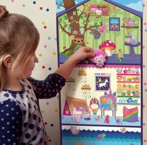 Craft Tastic Stickers de Pared Casa Encantada-1