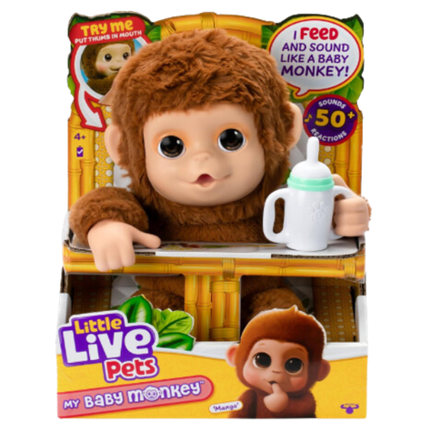Little Live Pets Mi Bebé Mono "Mango"-0