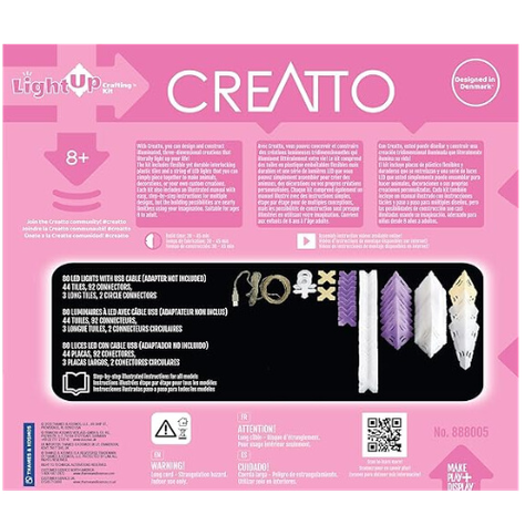 Unicorn 3D Creations 141 Piezas 80 Led 4 en 1-2