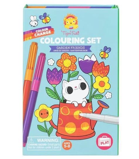 Actividades Para Pintar Set Amigos del Jardín Cambia de Color -0