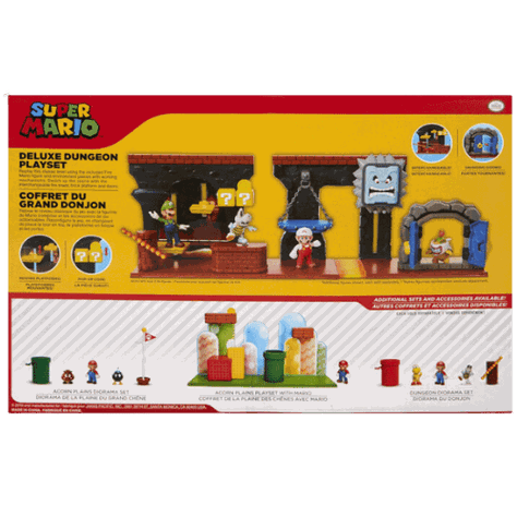 Super Mario Nintendo Playset Deluxe Mazmorra 12 Piezas-2