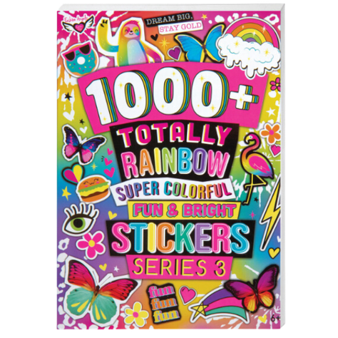 Libro 1000+ Stickers Totally Rainbow-0