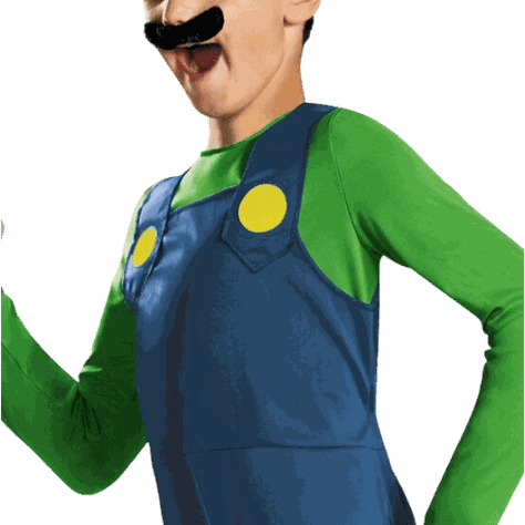 Super Mario Disfraz Classic Luigi Talla S/P(4-6) Años-1