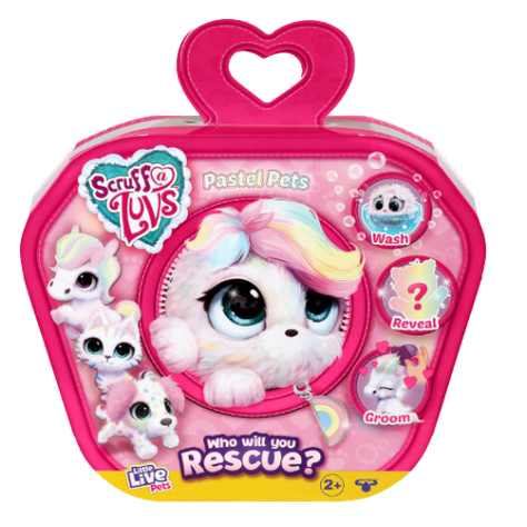 Peluche Mascota Scruff a Luvs Rescatame Pastel Pets Little Live Pets-0