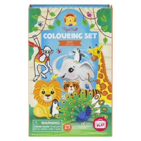 Actividades Para Colorear Zoo Set-0