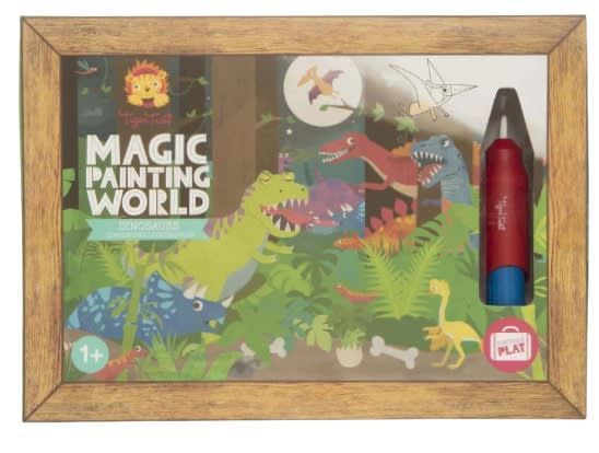Actividades Set para Pintar Pincel Mágico Con Agua Dinosaurios-0