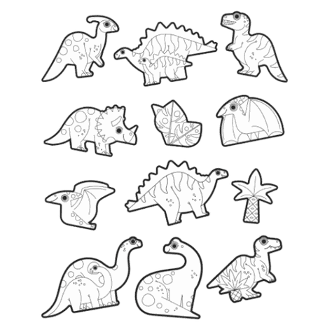 Stickers para Colorear Dinosaurios +5Crayons+Scene-2