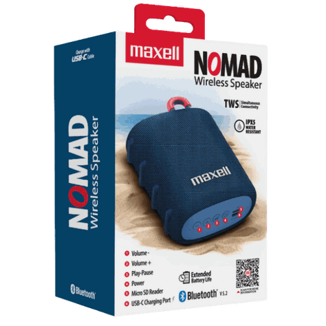 Parlante Bluetooth Nomad Azul-1