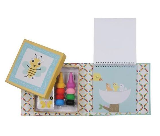 Lápices Crayones para Dedos Set Animales-1